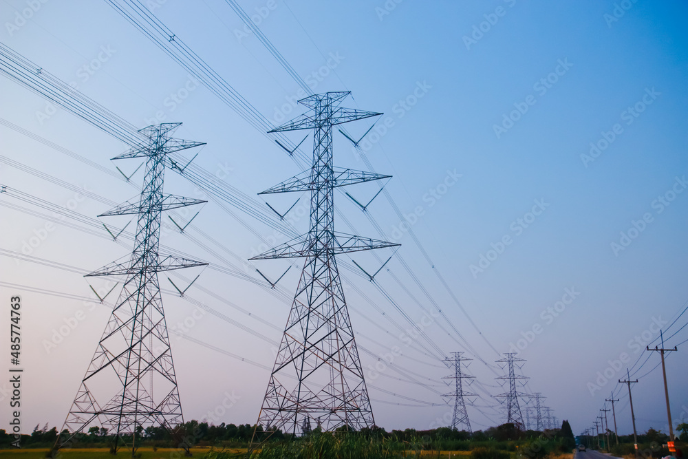 High voltage post, High electricity post, Important Infrastucture in country