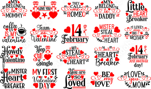 valentine svg bundle