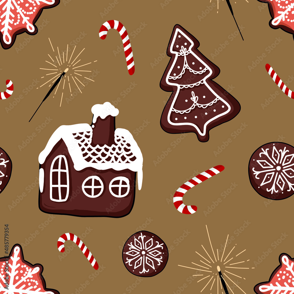 christmas seamless pattern