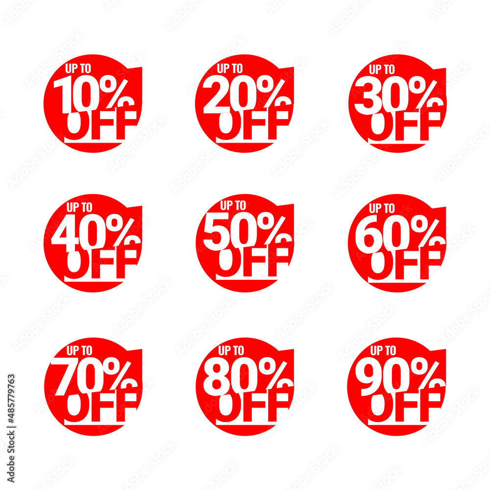 Sale of special offers. The discount with the price is from 10 to 90 percent.