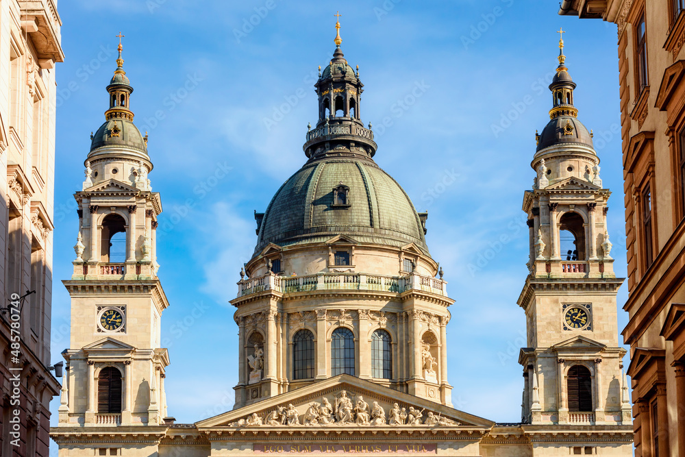 St. Stephen's basilica in center of Budapest, Hungary St. Stephen's basilica in center of Budapest, Hungary