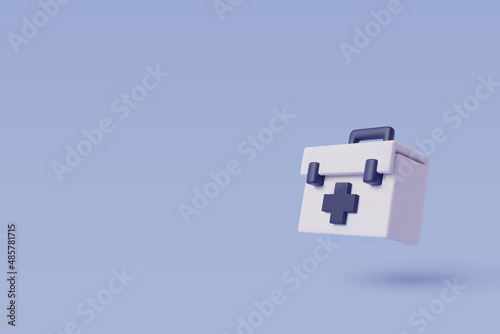 First aid kit, medicine chest icon. healthcare and medical concept.