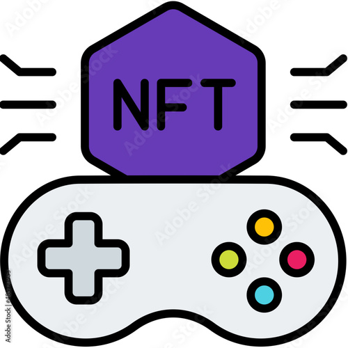 game filled outline icon