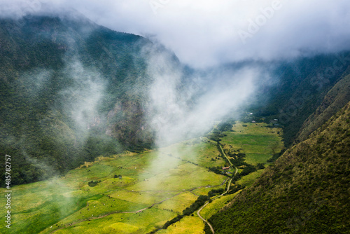 Hacienda Zuleta Condor Sanctuary Valley, Imbabura, Ecuador, South America photo