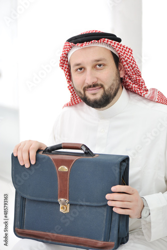 Arabic business man alone , high quality photos photo