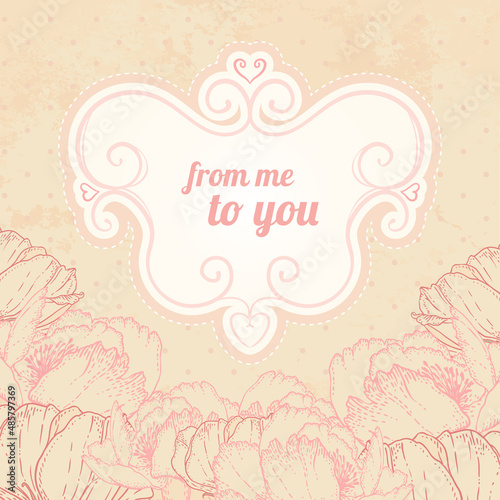 Beautiful floral background
