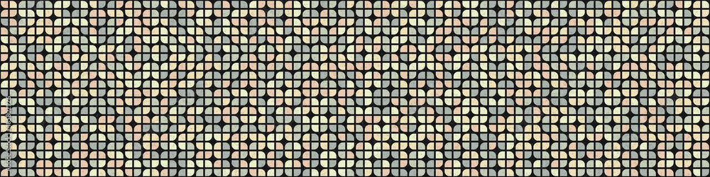 Fototapeta premium Abstract Geometric Pattern generative computational art illustration