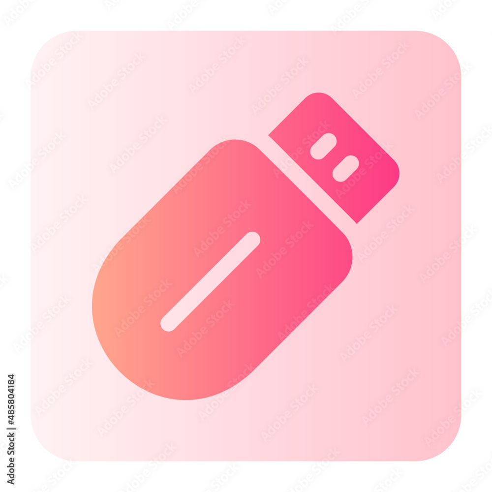 usb drive gradient icon