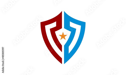 shield protect star vector logo Free Download shield protect star vector logo - GFXLoad