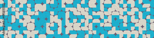 Abstract Geometric Pattern generative computational art illustration