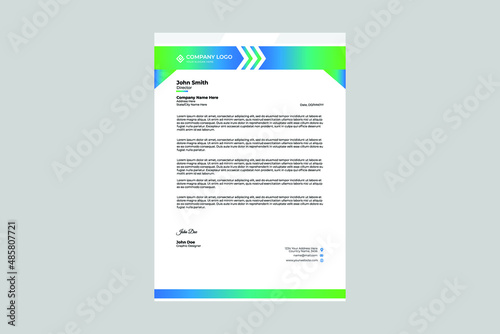 corporate latter head design 