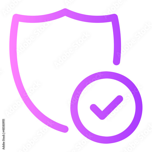 verify gradient icon Free Download verify gradient icon - GFXLoad