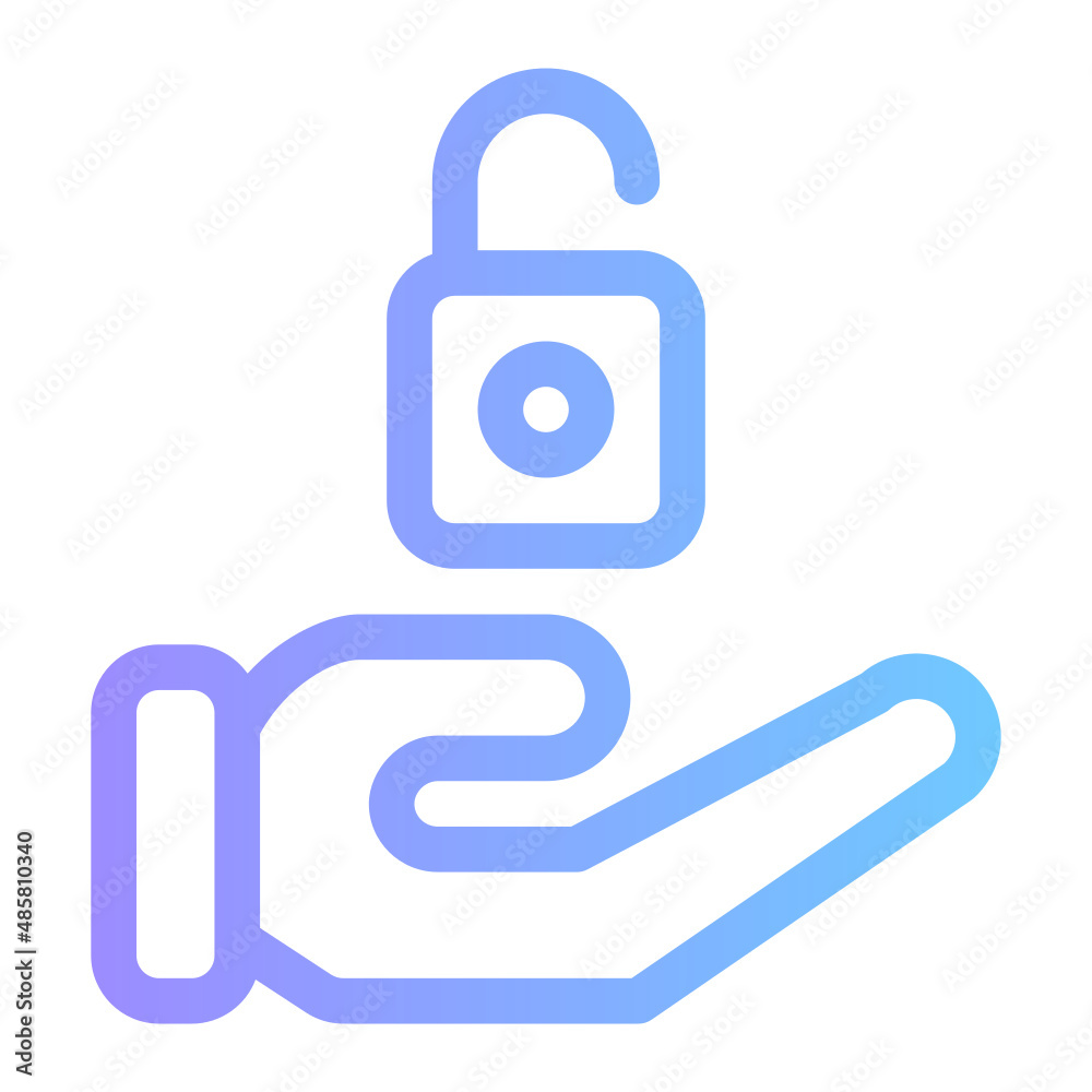 protection gradient icon