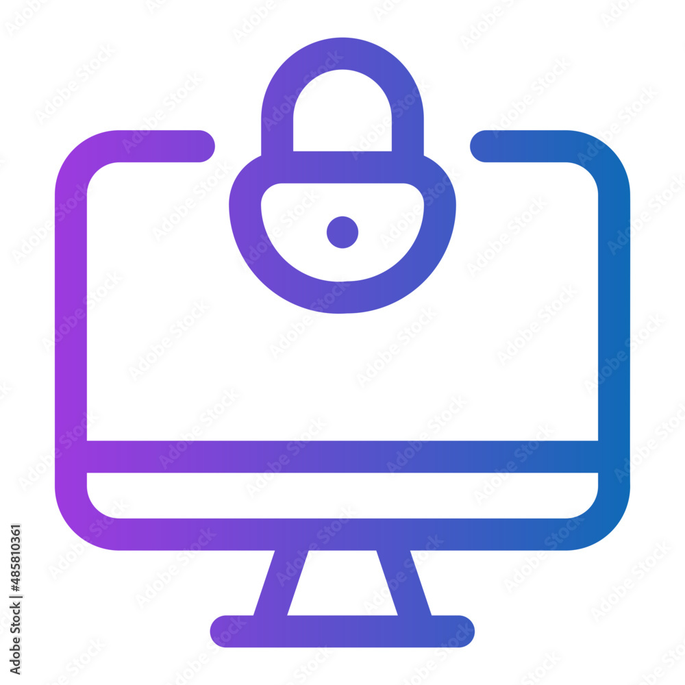 locked gradient icon locked gradient icon