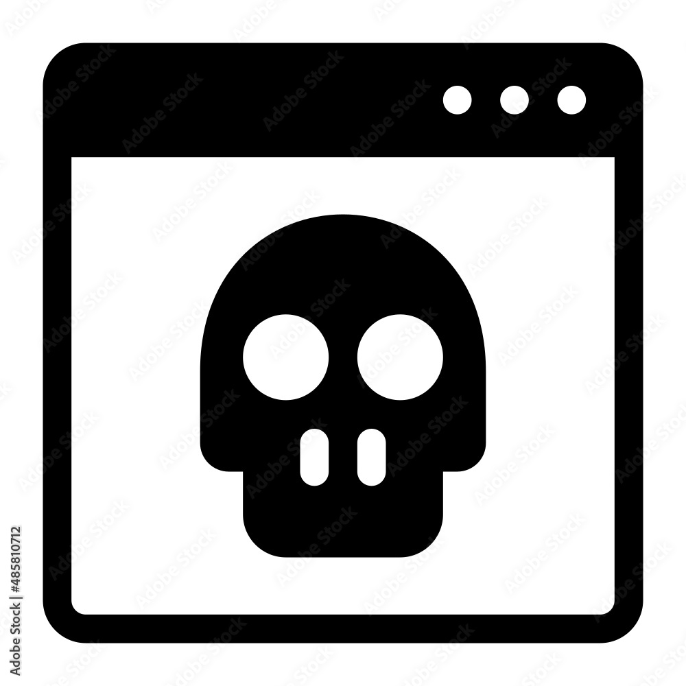 virus glyph icon virus glyph icon