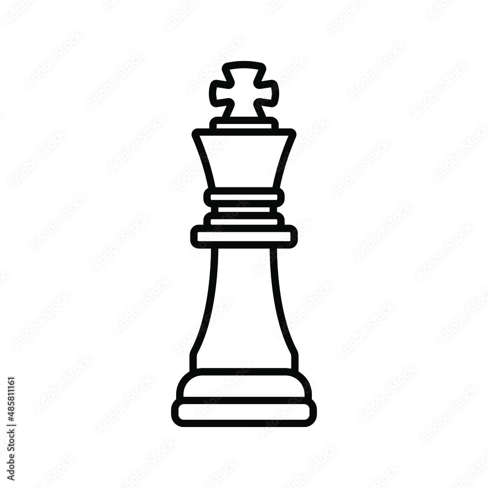 Chess icon, Strategy, Checkmate. Vector illustration Chess icon, Strategy, Checkmate. Vector illustration