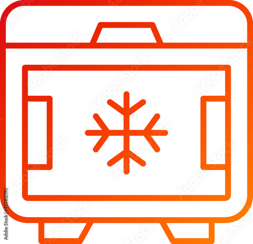 Deep Freezer Icon Style