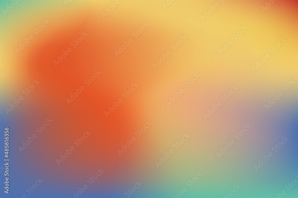 Bllurred gradient grid background in bright rainbow colors. Template for banner,background in nice colors