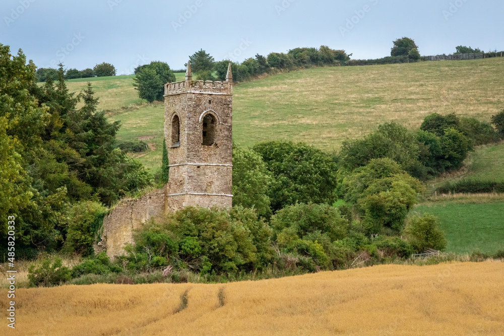 Fototapeta premium Ruin of Saint Nicholas' Church, Killamery, County Kilkenny
