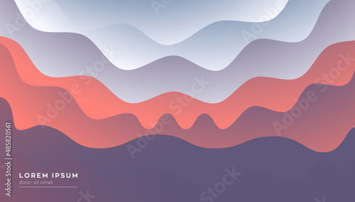 Abstract modern background with colorful dynamic wave. Pattern vector illustration for banner, background, poster. 
