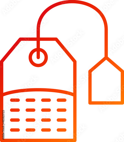 Tea Bag Icon Style