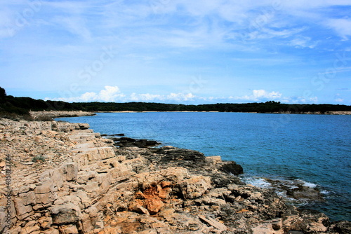 roug seaside, national park Brioni, Croatia