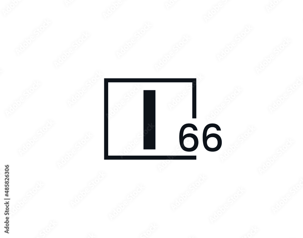 I66, 66I Initial letter logo I66, 66I Initial letter logo
