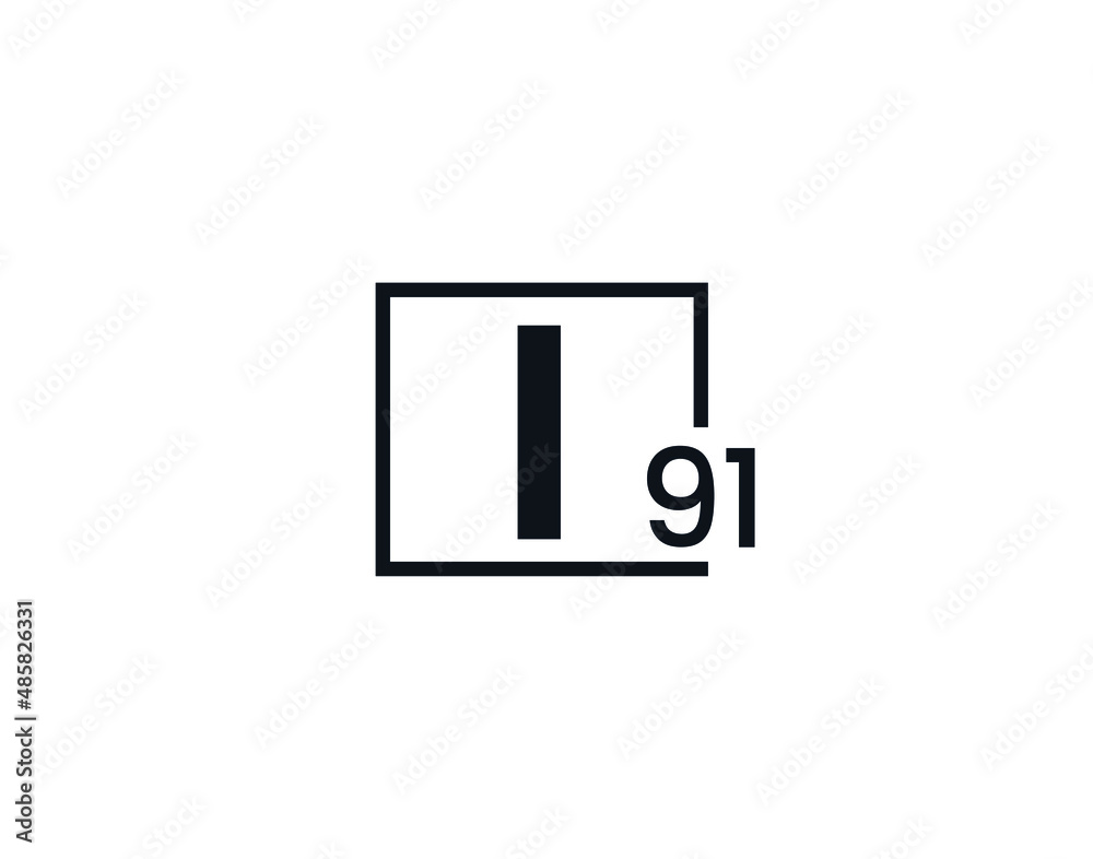 I91, 91I Initial letter logo I91, 91I Initial letter logo