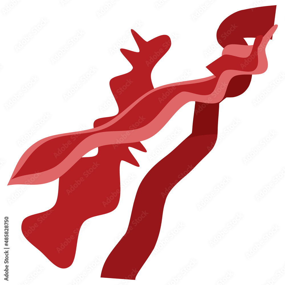 Fototapeta premium Cartoon Bacon