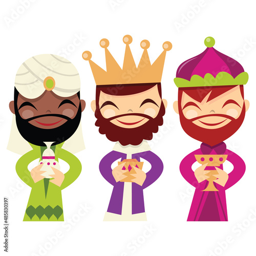 Cartoon Three Wise Men
