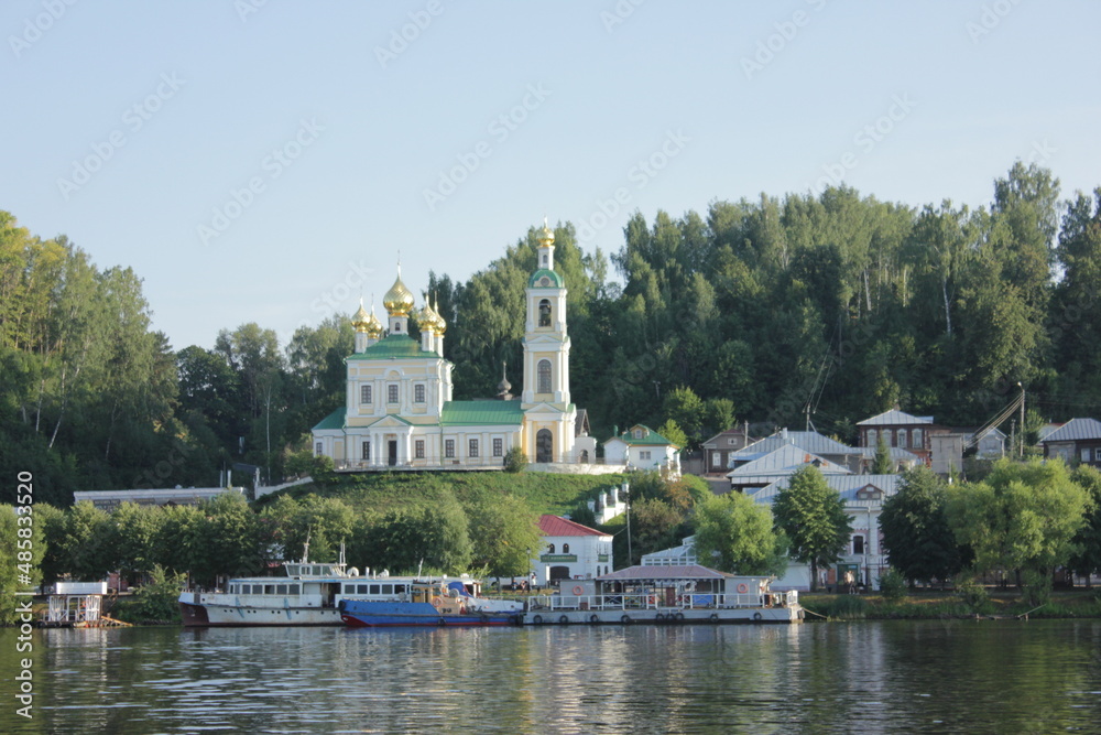 Volga river bank