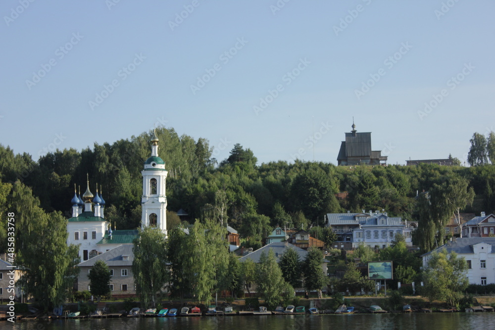Volga river bank