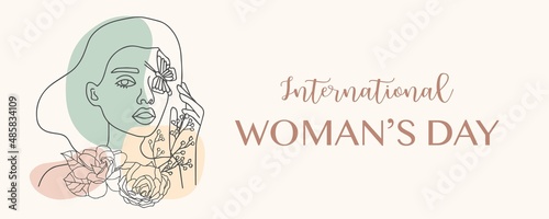 Collection of woman background set with color.Editable vector illustration for website, invitation,postcard and sticker