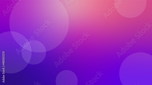 Abstract pink violet gradient background with bokeh