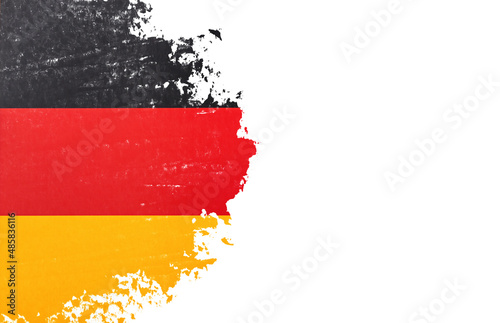 Brush stroke flag of Germany.