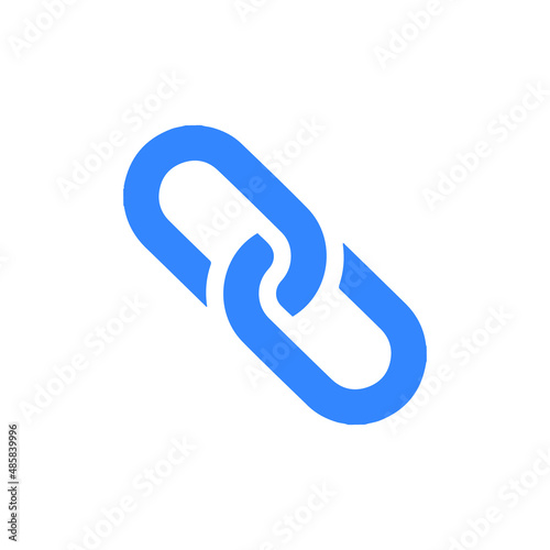 Link and hyperlink or linkage icon