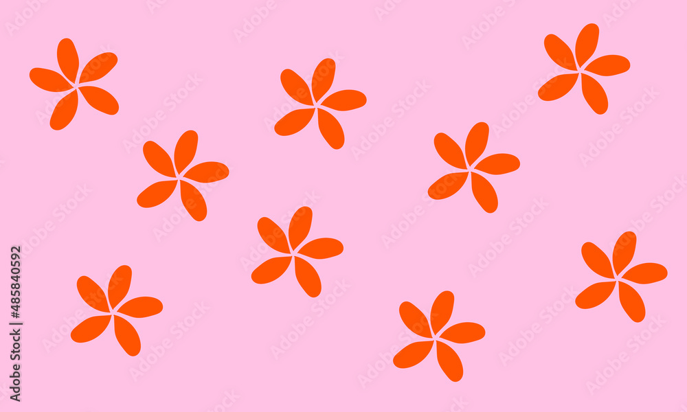 Orange flower on hot pink background wallpaper suitable for placed content Orange flower on hot pink background wallpaper suitable for placed content