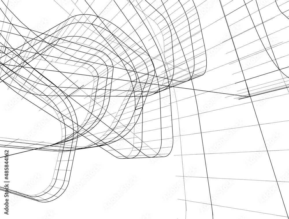 abstract sketch of the wire abstract sketch of the wire