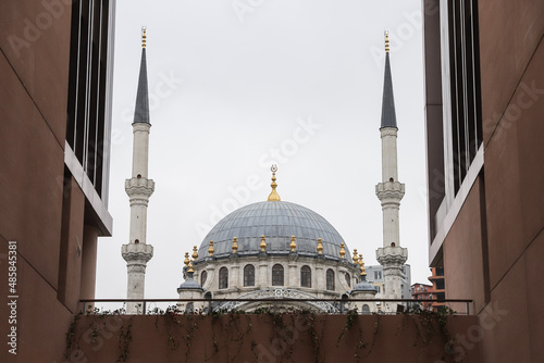 Nusretiye Mosque in Karakoy, Istanbul, Turkey photo