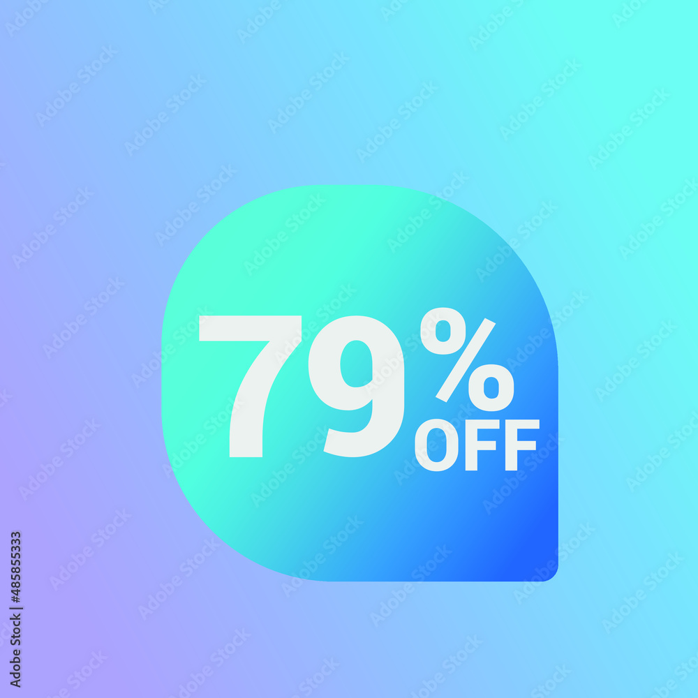 79% off Sale banner offer ad discount promotion vector banner. price discount offer. season sale promo sticker colorful background 79% off Sale banner offer ad discount promotion vector banner. price discount offer. season sale promo sticker colorful background