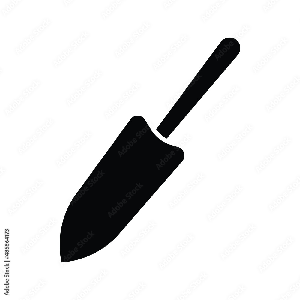 Hand plant shovel icon. Isometric of hand plant shovel vector icon for web design isolated on white background Hand plant shovel icon. Isometric of hand plant shovel vector icon for web design isolated on white background