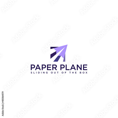 Free Download paper airplane sliding out of the box - GFXLoad