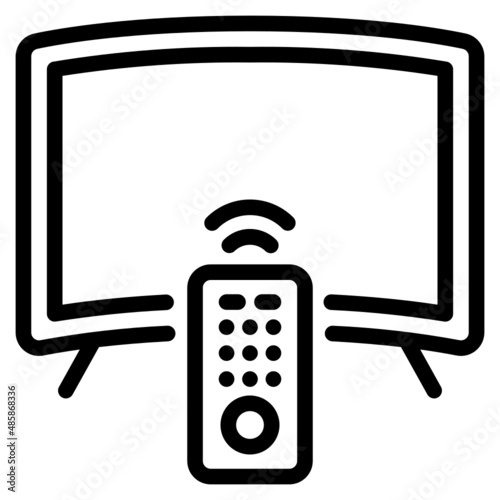 smart tv Icon Illustration