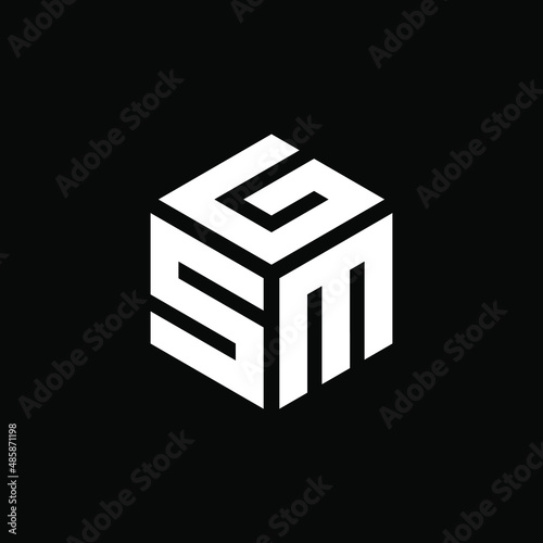 GSM, SMG, MGS Letter Logo can be use for icon, sign, logo and etc photo
