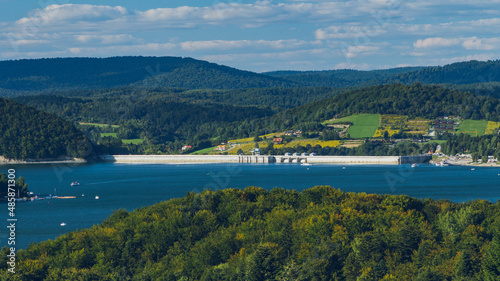 Viewpoint on the Solina dam - Bieszczady Mountains