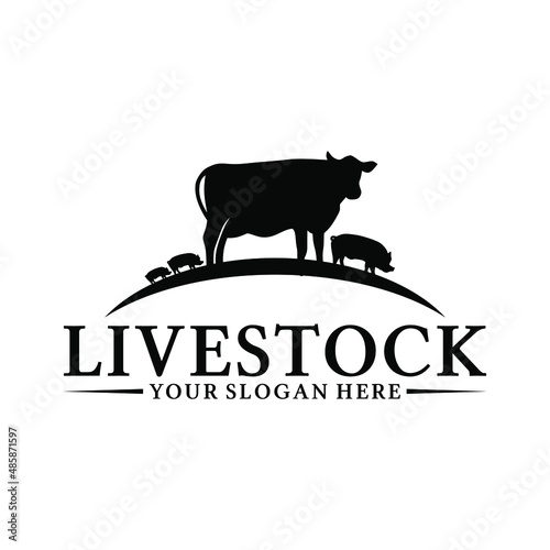 Livestock Logo can be use for icon, sign, logo and etc