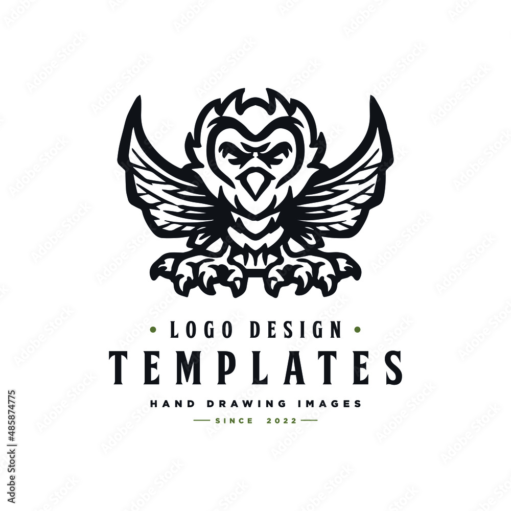 Garuda bird inspirational vector logo