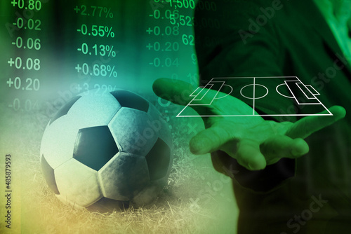 business in football club and soccer team manager, sport betting concept   © janews094