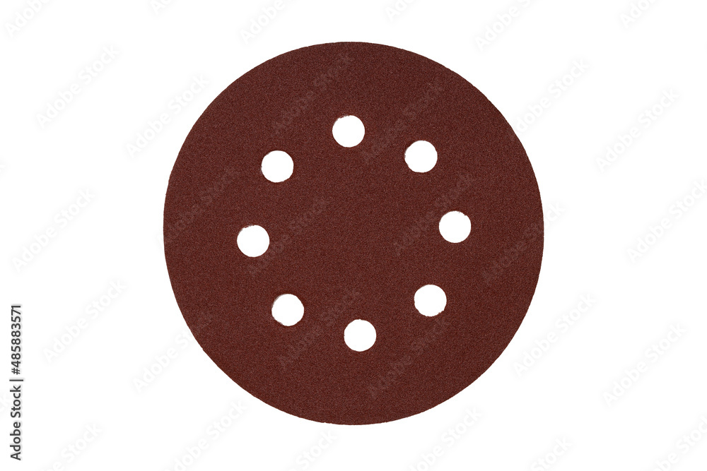 grinding round wheel isolated on white background