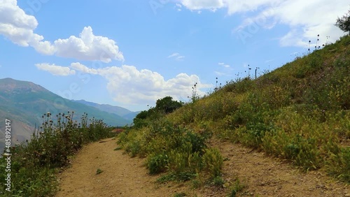 landscape with sky and clouds